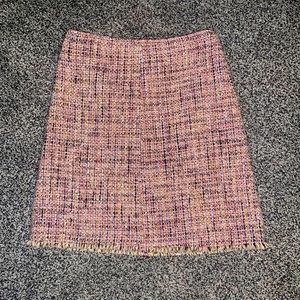 Vintage Tweed Midi Skirt